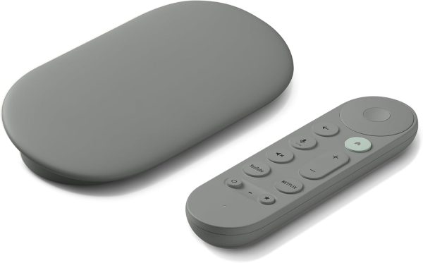 Google TV Streamer 4K - 電視上的快速串流娛樂,附語音搜尋遙控器 - 以 4K HDR 觀看電影、節目、直播電視和 Netflix - 智慧型家居控制 - 32 GB 的儲存空間 - Hazel