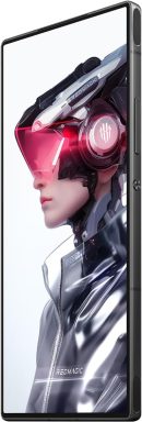 REDMAGIC 10 Air 智慧型手機 5G,120Hz 電競手機,7 吋 FHD+,下方顯示相機,5860mAh Android 手機,16+512GB,80W 充電器,雙模擬,解鎖手機 黑色
