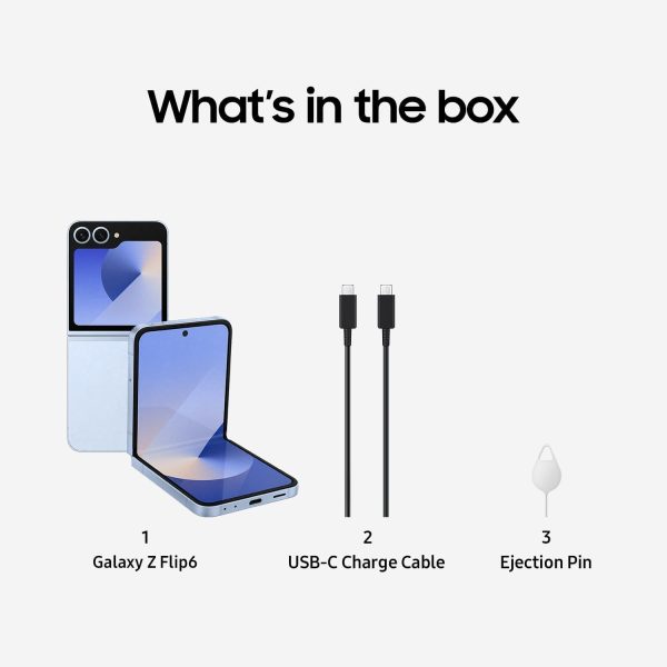 SAMSUNG 三星 Galaxy Z Flip6,512GB 解鎖 Android 智慧型手機、FlexCam、照片輔助、攝錄機模式、即時解釋器、小巧可折疊設計、口袋尺寸便攜性、2024 年美國 1 年保固,藍色 - Image 12