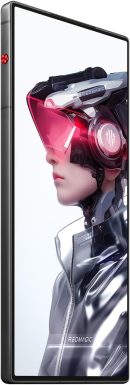 REDMAGIC 10 Air 智慧型手機 5G,120Hz 電競手機,7 吋 FHD+,下方顯示相機,5860mAh Android 手機,16+512GB,80W 充電器,雙模擬,解鎖手機 黑色