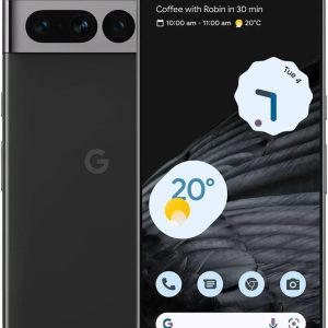 Google Pixel 7 Pro - 5G Android 手機 - 解鎖智慧型手機,附長焦、廣角鏡頭和 24 小時電池 - 512GB - 黑曜石