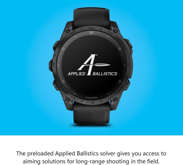 Garmin tactix 8 AMOLED Edition Premium Tactical GPS Smartwatch | 47mm, Applied Ballistics Ultralight Solver, Stealth Mode, Flashlight, Mapping, Health Metrics, with Signature Series Gift Bundle - Image 4