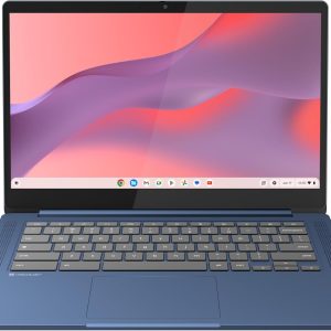 Lenovo IdeaPad Slim 3 Chromebook - 2024 - 輕量筆記型電腦 - 波浪 MaxxAudio® 喇叭 - 14 吋 HD 顯示器 - HD 720p 相機 - 4GB 記憶體 - 64GB 儲存空間 - 聯發科 Kompanio 520 - 深藍
