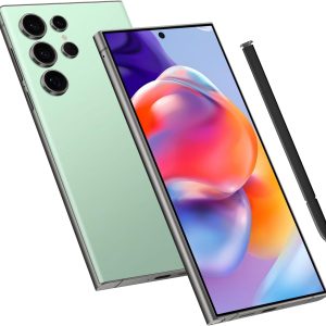 I25 Ultra Unlocked Smartphone: 6.99" FHD+ Display, 16GB RAM 512GB, 7000mAh Battery, 108MP+68MP Camera, Built-in Stylus | Fastest Android Phone for Gaming(Cyan)