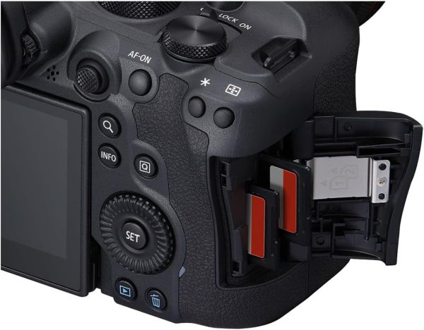 Canon 佳能 EOS R6 Mark II 無反光鏡相機(僅限機身),全片幅相機,2,420 萬像素 CMOS 感應器,照片和視頻功能,黑色 - Image 9
