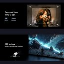 Magic 投影機 Pro - 強大的 4k 立方體,附 WiFi、藍牙和自動垂直校正,帶來家庭影院體驗