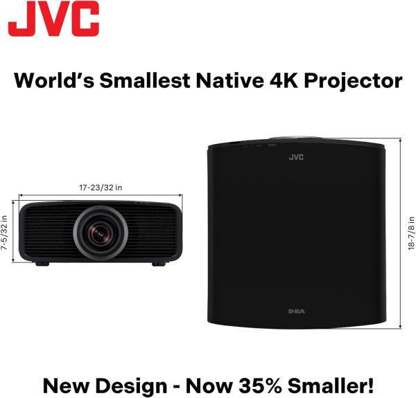JVC DLANZ500 Native 4K Laser Projector, 2000lm, 40K:1 Native Contrast - Image 4