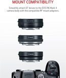 Canon 佳能 EOS R6 Mark II 無反光鏡相機 RF24-105mm F4-7.1 是 STM 鏡頭套件,全片幅混合式相機,2420 萬像素 CMOS 感應器,照片和視訊功能,黑色