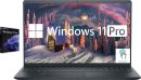 Dell Inspiron 觸控螢幕筆記型電腦,15.6 吋商務與學生筆記型電腦,Windows 11 Pro 筆記型電腦 32GB RAM 1TB SSD,Intel i5-1155G7 處理器,Full HD IPS 顯示器,數字鍵盤,HDMI,碳黑色