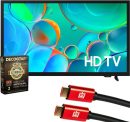 Samsung 三星 32 吋 HD H5000F 720P 智慧型電視 (2025) CPS 獨家 1 年保護,2 條 HDMI 纜線和裝飾齒輪完整家庭影院初學者指南
