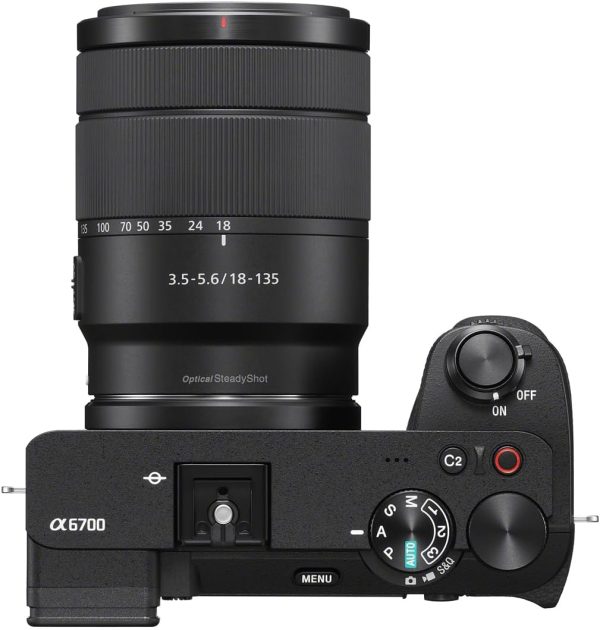 Sony Alpha 6700 – APS-C 可互換鏡頭相機,附 26 MP 感測器、4K 視訊、基於人工智慧的主體辨識、日誌拍攝、LUT 處理和 Vlog 友善功能以及 18-135 公釐變焦鏡頭 - Image 4