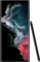 SAMSUNG 三星 Galaxy S22 Ultra 手機、原廠解鎖 Android 智慧型手機、512GB、8K 相機、最亮的顯示螢幕、S筆、電池壽命長、快速 4nm 處理器,美國版,2022 年,幻影黑