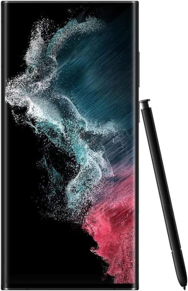 SAMSUNG 三星 Galaxy S22 Ultra 手機、原廠解鎖 Android 智慧型手機、512GB、8K 相機、最亮的顯示螢幕、S筆、電池壽命長、快速 4nm 處理器,美國版,2022 年,幻影黑 - Image 2
