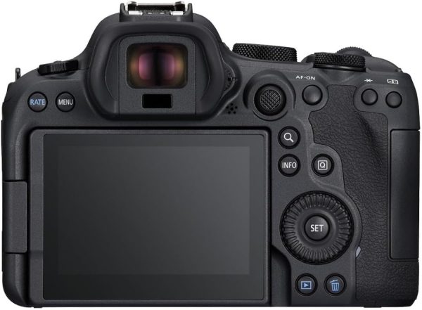 Canon 佳能 EOS R6 Mark II 無反光鏡相機(僅限機身),全片幅相機,2,420 萬像素 CMOS 感應器,照片和視頻功能,黑色 - Image 4