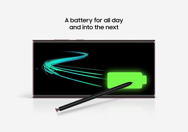 SAMSUNG 三星 Galaxy S22 Ultra 手機、原廠解鎖 Android 智慧型手機、512GB、8K 相機、最亮的顯示螢幕、S筆、電池壽命長、快速 4nm 處理器,美國版,2022 年,幻影黑 - Image 6
