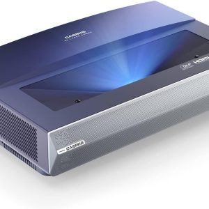 4K 智慧型投影機,附 Wifi 和藍牙,1080P 全高清投影機,附揚聲器,2200 ANSI,WIFI6/5G,超短投擲,三倍超高清雷射電視,HDR10 121 英吋,家庭臥室投影機 A6