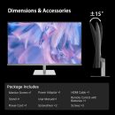 KTC 32 吋 4K 智慧型顯示器,Google System UHD (3840x 2160) 智慧型顯示器,附揚聲器,Netflix 授權,Type-C 65W PD,無線顯示,HDR,藍牙,Hey Google Voice Remote,VESA 支援,A32Q8