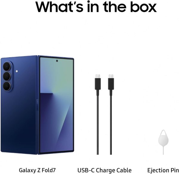 Samsung 三星 Galaxy Z Fold7 手機,512GB AI 智慧型手機,解鎖 Android,AI 照片編輯,大螢幕,電池壽命長,2025 年美國 1 年製造商保固,藍影 - Image 11