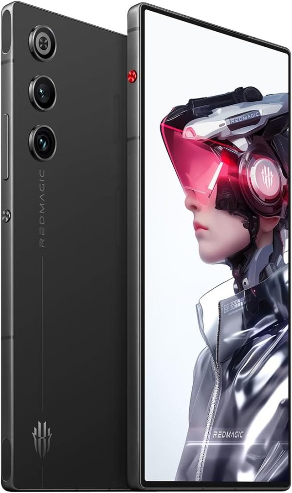 REDMAGIC 10 Air 智慧型手機 5G,120Hz 電競手機,7 吋 FHD+,下方顯示相機,5860mAh Android 手機,16+512GB,80W 充電器,雙模擬,解鎖手機 黑色 - Image 5