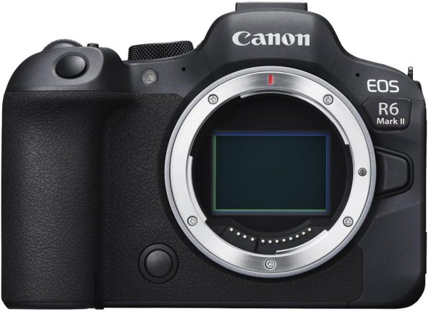 Canon 佳能 EOS R6 Mark II 無反光鏡相機(僅限機身),全片幅相機,2,420 萬像素 CMOS 感應器,照片和視頻功能,黑色