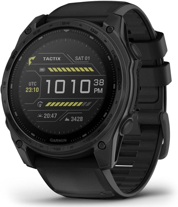 Garmin tactix 8 太陽能:AB Elite (51 公釐) 高級戰術 GPS 智慧型手錶禮盒組 - 應用彈道超輕求解器,LED 手電筒,附 PlayBetter 螢幕保護貼,牆壁轉接器和保護套 - Image 2