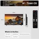 FPD 40 吋智慧型電視 1080p Full HD 支援 Tizen OS 相容於 Dolby Audio、HDR 10、HDMI、語音控制、WiFi、藍牙、內建 Google Cast、平面電視(AT40-P1,2025)