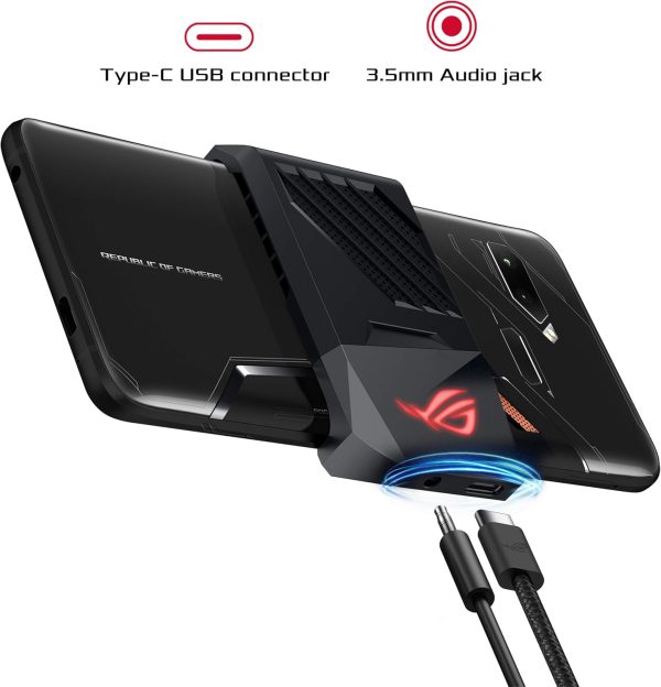 ROG Phone 電競智慧型手機 ZS600KL-S845-8G512G - 6 吋 FHD+ 2160x1080 90Hz 顯示器 - Qualcomm Snapdragon 845 - 8GB RAM - 512GB 存儲 - LTE 解鎖雙 SIM 遊戲手機 - 美國保固 - Image 5