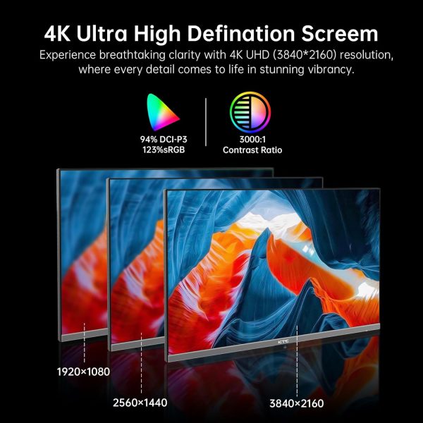 KTC 32 吋 4K 智慧型顯示器,搭配 Google TV 系統 3840 * 2160P Netflix 授權類型 C 65W PD 喇叭 5W * 2 Dolby Audio Hey Google 語音遙控器 HDR WiFi 藍牙 VESA 傾斜式 32 吋智慧型電視 - Image 3