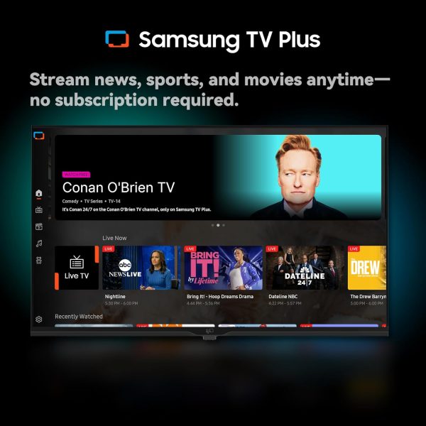 FPD 40 吋智慧型電視 1080p Full HD 支援 Tizen OS 相容於 Dolby Audio、HDR 10、HDMI、語音控制、WiFi、藍牙、內建 Google Cast、平面電視(AT40-P1,2025) - Image 6