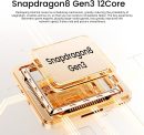 I25 Ultra 旗艦殺手智慧型手機 - Snapdragon 8 Gen 3、16GB+512GB、大型 7 吋 FHD+ 顯示器、108MP+68MP Pro Cam、7000mAh 2 日電池、Android 14 包括手寫筆(鈦灰色)