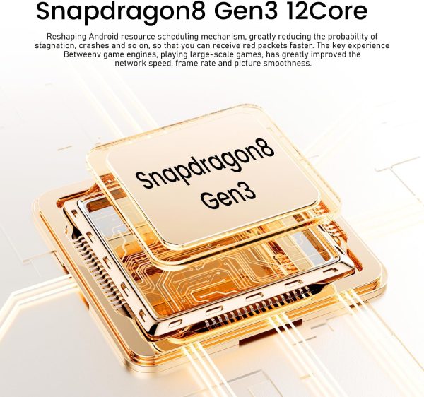 I25 Ultra 旗艦殺手智慧型手機 - Snapdragon 8 Gen 3、16GB+512GB、大型 7 吋 FHD+ 顯示器、108MP+68MP Pro Cam、7000mAh 2 日電池、Android 14 包括手寫筆(鈦灰色) - Image 7