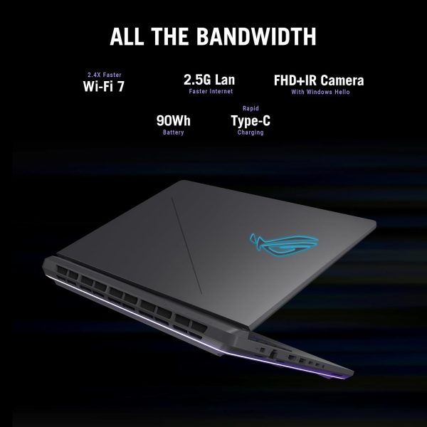 ASUS 華碩 ROG Strix G16 (2025) 電競筆記型電腦,16 吋 FHD+ 16:10 165Hz/3ms 顯示器,NVIDIA® GeForce RTX™ 5060 筆記型電腦 GPU,Intel® Core™ i7 處理器 14650HX,16GB DDR5,1TB Gen 4 SSD,Wi-Fi 7,Windows 11111 Home - Image 9