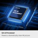 Samsung 三星 43 吋 Class QLED Q8F 4K UHD 智慧型電視(2025 年型號) Q4 AI 處理器,100% 色量,AirSlim 設計,無盡的免費內容,Samsung Vision AI,Alexa 內建