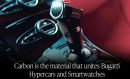 Wearable4U Bugatti Carbone 男士手錶,限量版,46 公釐 AMOLED 顯示器,防水智慧型手錶