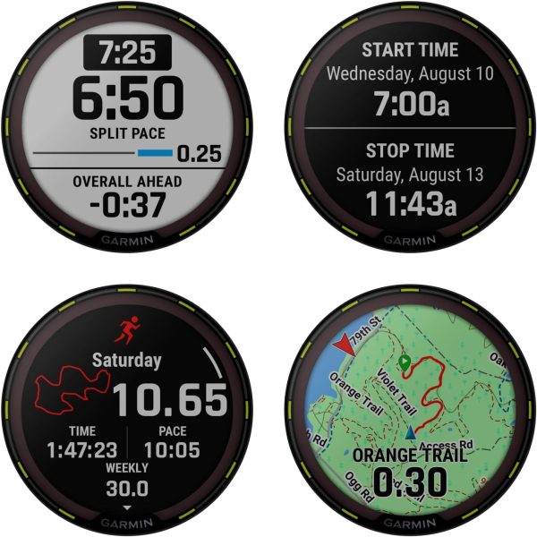 Wearable4U - Garmin Enduro 2 智慧型手錶,碳灰色 DLC 鈦金屬,附黑色尼龍錶帶,長效的 GPS 電池壽命,太陽能充電,預載地圖,附電子銀行套組 - Image 4
