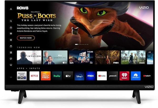VIZIO 24 吋 D 系列 FHD LED 智慧型電視,附藍牙耳機功能,AMD FreeSync 和 Alexa 相容性,D24fM-K01,2023 型號
