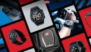 Wearable4U Bugatti Carbone 男士手錶,限量版,46 公釐 AMOLED 顯示器,防水智慧型手錶