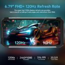 8849 Tank 3 堅固智慧型手機,23800mAh 5G 戶外堅固手機解鎖,32GB RAM+512GB ROM,7 吋防水 Android 13 手機,200MP 主相機/OTG/GPS(僅限 T-Mobile 和 Verizon )
