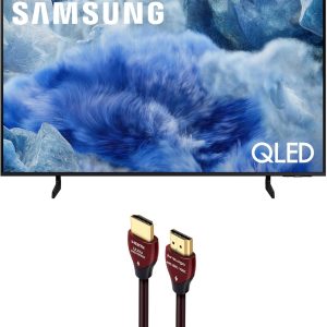 Samsung QN43Q8FAAFXZA 43 Inch Class QLED Q8F 4K Vision AI Smart TV with a WireLogic Ruby 8ft Ultra High Speed 4K-8K-10K HDMI Cable (2025)