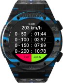 Wearable4U Bugatti Carbone 男士手錶,限量版,46 公釐 AMOLED 顯示器,防水智慧型手錶