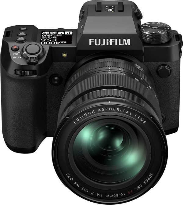 Fujifilm X-H2 無反光鏡數位相機 XF16-80 公釐鏡頭組 - 黑色