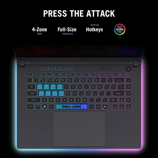 ASUS 華碩 ROG Strix G16 (2025) 電競筆記型電腦,16 吋 FHD+ 16:10 165Hz/3ms 顯示器,NVIDIA® GeForce RTX™ 5060 筆記型電腦 GPU,Intel® Core™ i7 處理器 14650HX,16GB DDR5,1TB Gen 4 SSD,Wi-Fi 7,Windows 11111 Home - Image 8