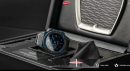 Wearable4U Bugatti Carbone 男士手錶,限量版,46 公釐 AMOLED 顯示器,防水智慧型手錶