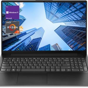 Lenovo V系列 V15 商務筆記型電腦,15.6 吋 FHD 顯示器,AMD Ryzen 7 7730U,40GB RAM,1TB SSD,數字鍵盤,HDMI,RJ45,網路攝影機,Wi-Fi,Windows 11 Pro,黑色