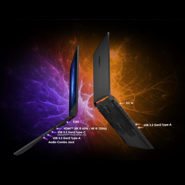 MSI Katana 15 HX 15.6 吋 165Hz QHD+ 電競筆記型電腦:Intel Core i9-14900HX、NVIDIA Geforce RTX 5070、32GB DDR5、1TB NVMe SSD、RGB 鍵盤、Win 11 Home:黑色 B14WGK-016US - Image 5