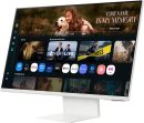 SAMSUNG 三星 32 吋智慧型顯示器 M8 (M80F) 4K UHD 顯示器,Samsung Vision AI,智慧型電視應用程式,電競集線器,USB-C,HDMI 和 USB-A,白色,LS32FM803UNXZA,2025