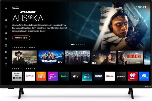 VIZIO 43 吋 4K UHD LED 智慧型電視,附杜比 Vision HDR、WiFi 6、藍牙耳機、Apple AirPlay、內建 Google Cast (V4K43M-08,新增)