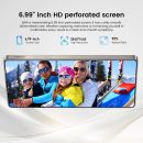 I25 Ultra 旗艦殺手智慧型手機 - Snapdragon 8 Gen 3、16GB+512GB、大型 7 吋 FHD+ 顯示器、108MP+68MP Pro Cam、7000mAh 2 日電池、Android 14 包括手寫筆(鈦灰色)
