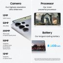 SAMSUNG 三星 Galaxy S25 Ultra,512GB 智慧型手機,解鎖 Android,AI 夜間模式相機,Snapdragon 8 Elite 快速處理器,5000mAh 電池,內建 S 筆,2025 美國 1 年保修,鈦銀藍色