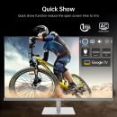 KTC 32 吋 4K 智慧型顯示器,搭配 Google TV 系統 3840 * 2160P Netflix 授權類型 C 65W PD 喇叭 5W * 2 Dolby Audio Hey Google 語音遙控器 HDR WiFi 藍牙 VESA 傾斜式 32 吋智慧型電視